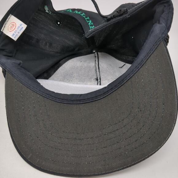 '95 Familian Northwest Streamline 5 Panel Cap Black One Size Adjustable d&D - Picture 7 of 9